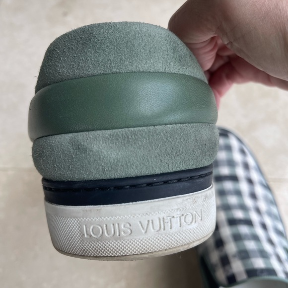 LOUIS VUITTON  Green Monogram Twister Slip-On Sneaker - Picture 9 of 15